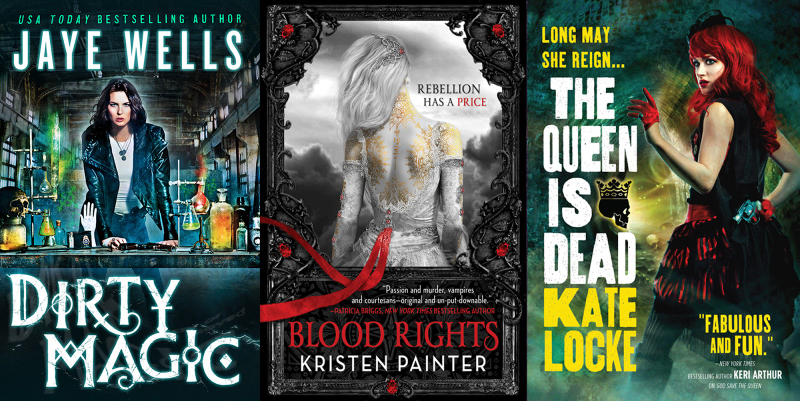 Orbit Urban Fantasy covers with female leads